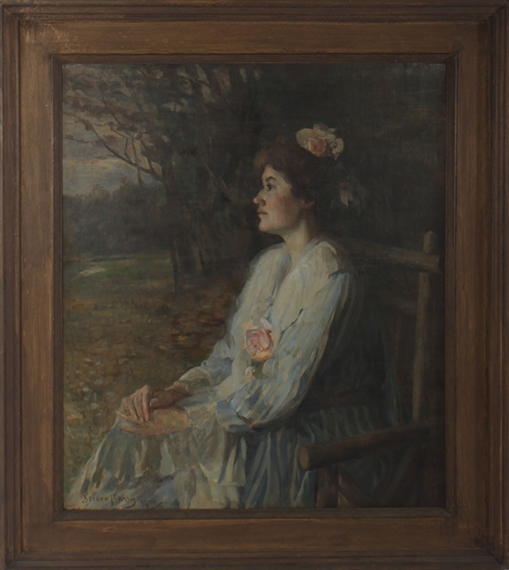 William Gerard Barry | A portrait of Anna Cox Yarnall (1902) | MutualArt