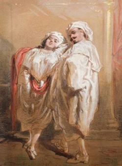 Couple costumé - Paul Gavarni