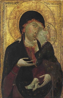 The Madonna and Child by Attributed to Duccio di Buoninsegna