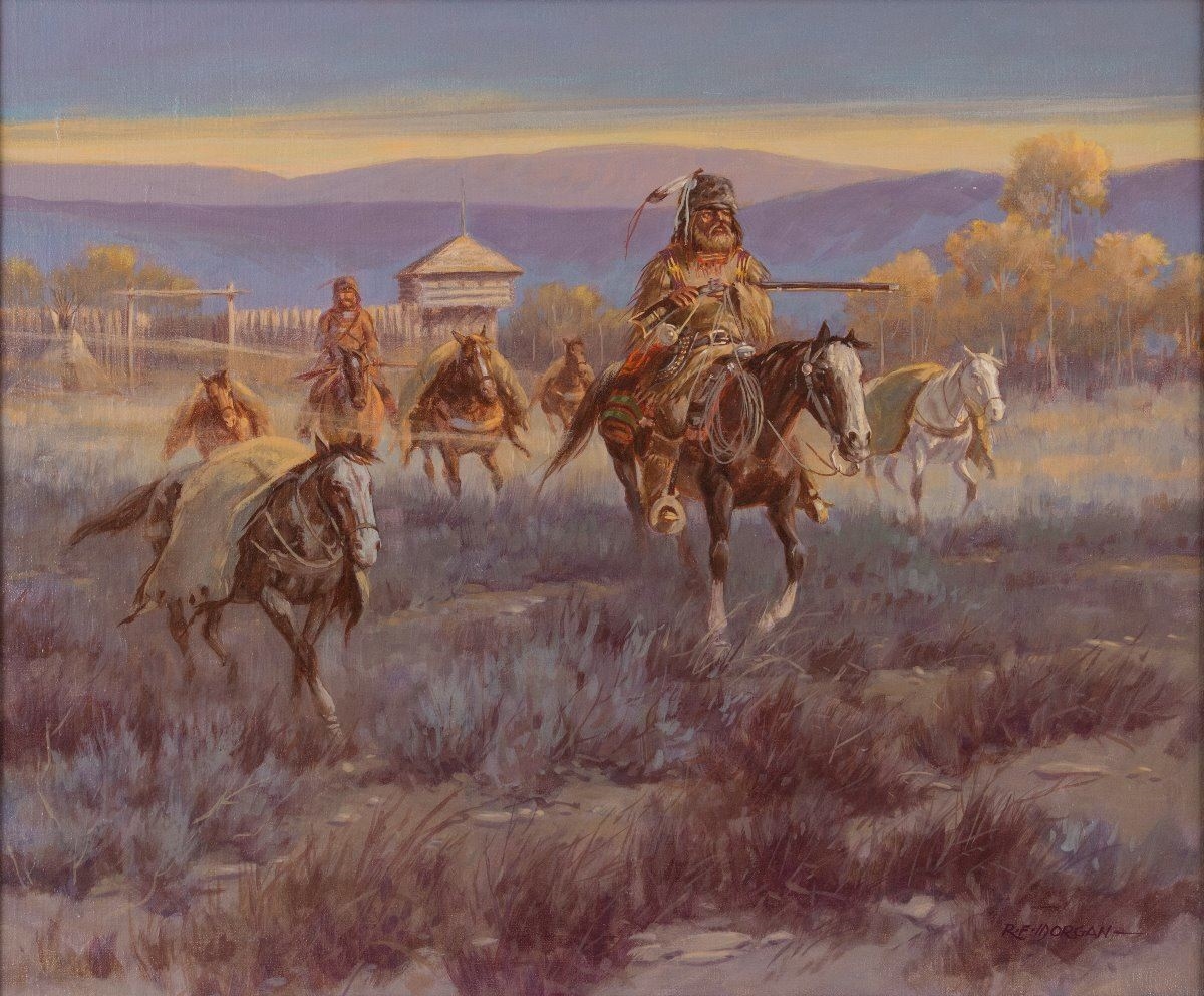 Robert Morgan | Ho! For the Yellowstone (1976) | MutualArt