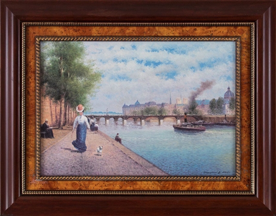 The Seine River by Vasily Nicholayevich Gribennikov, 2008