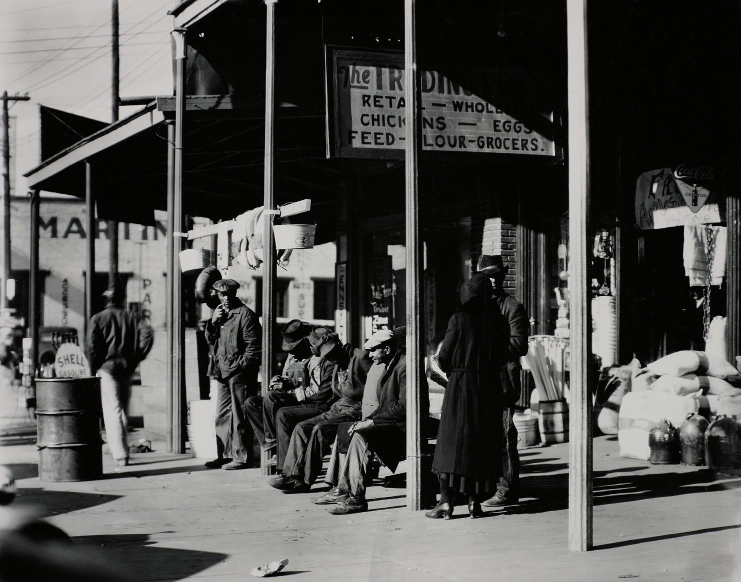Sidewalk Scene, Selma, Alabama