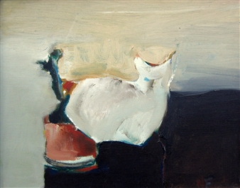 Cat and Cactus - Nita Osborne Forrest