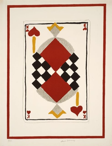 ROI DE COEUR by Sonia Delaunay, circa 1970