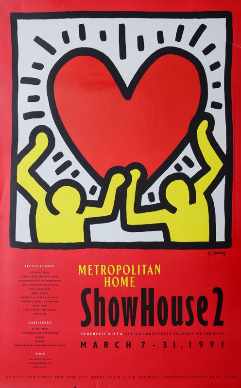 4 Works: Metropolitan Home Show House 2 by Keith Haring, 1991