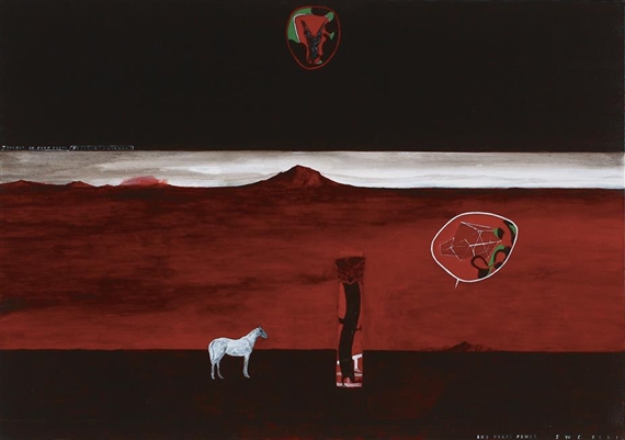 Journey in 4 Parts, One Horsepower by Shane Cotton, 2001