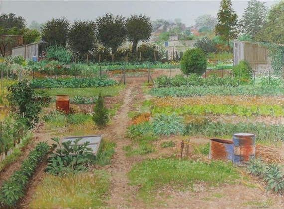VEGETABLE GARDEN by Jean Claude Courtat