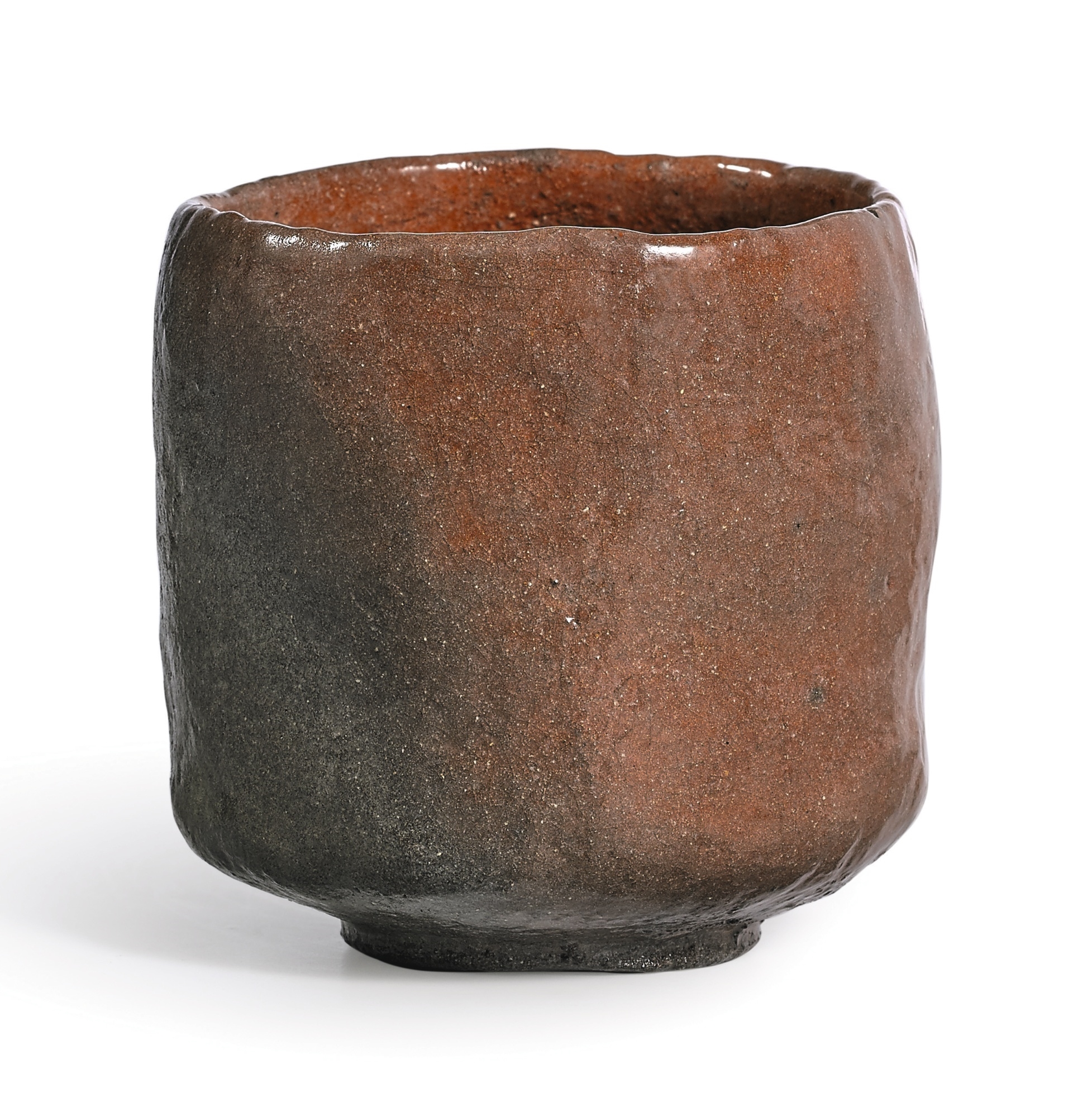 Artwork by Morihiro Hosokawa, RED TEA BOWL, Made of pottery
