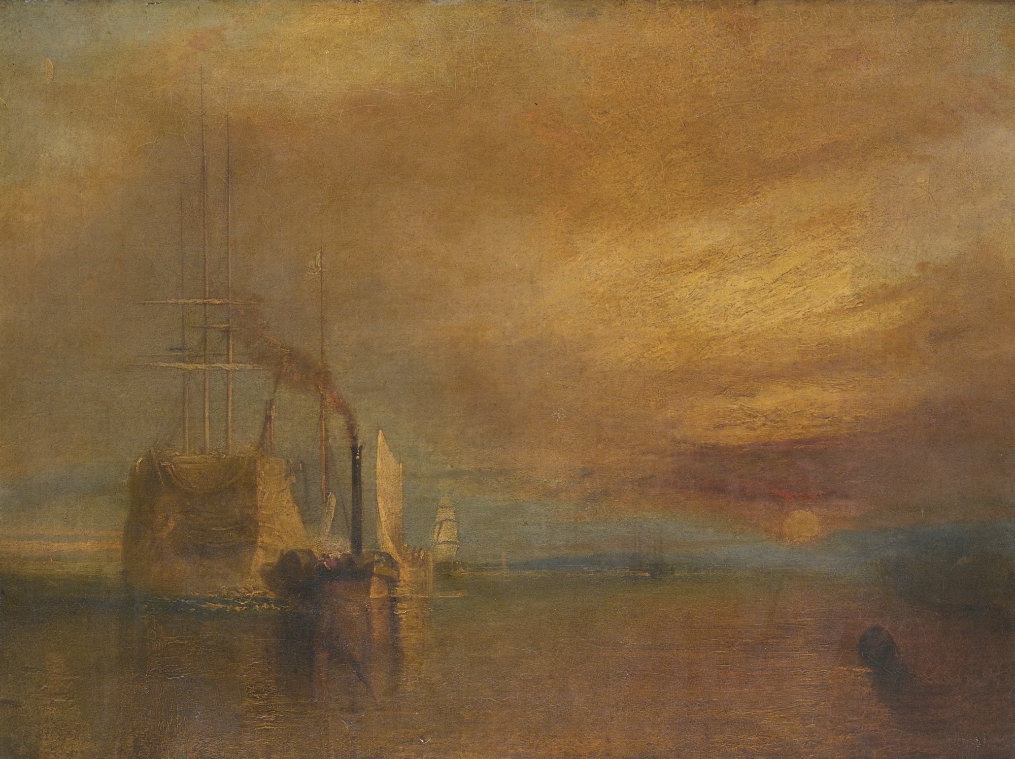 THE FIGHTING TEMERAIRE by Joseph Mallord William Turner