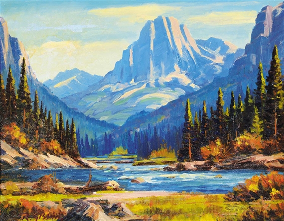 Untitled - Mountain Splendor by Roland Gissing