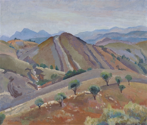 Landscape by Douglas Robert Dundas, 1972