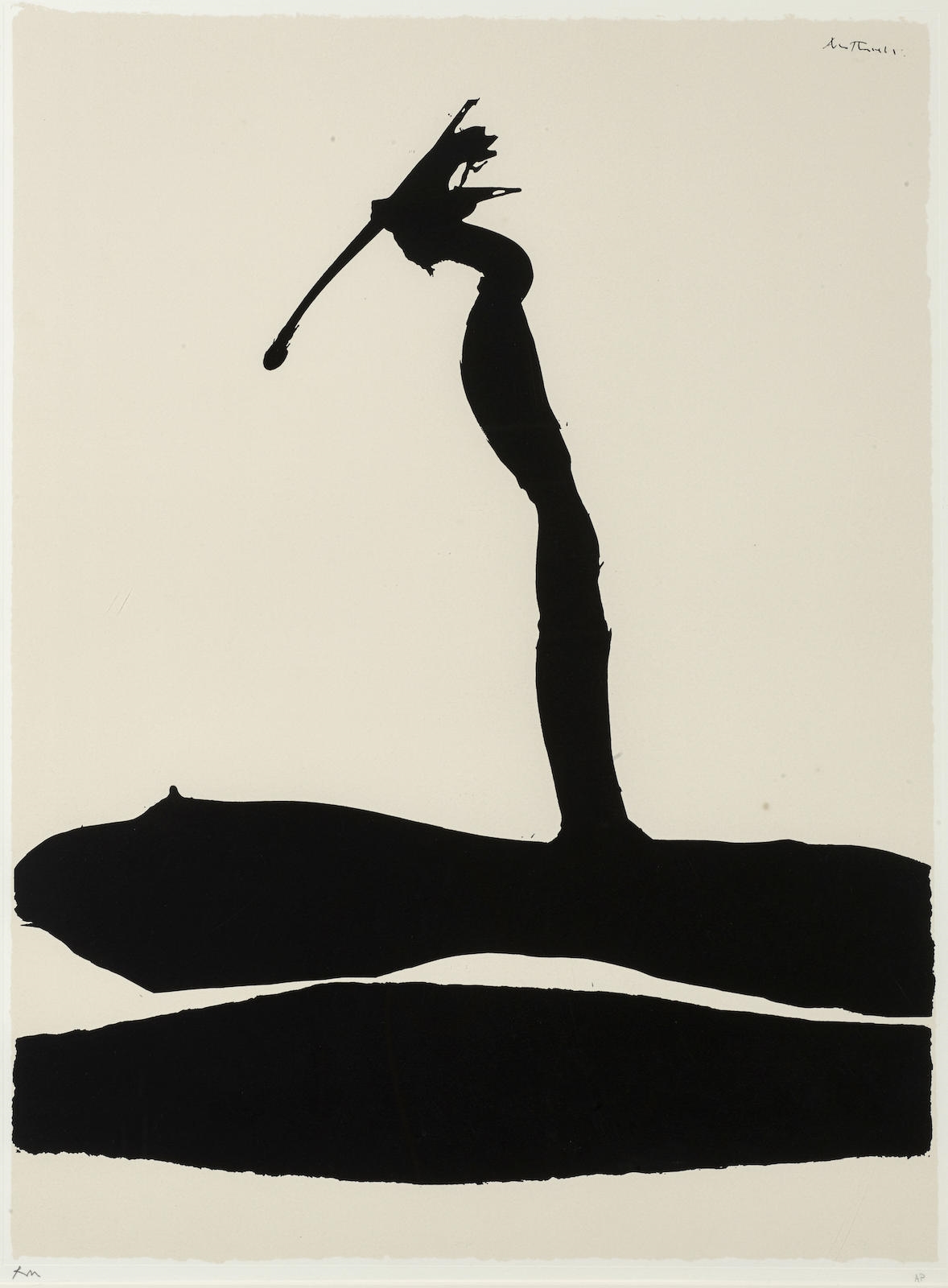 Robert Motherwell Africa 4, from African Suite (1970) MutualArt