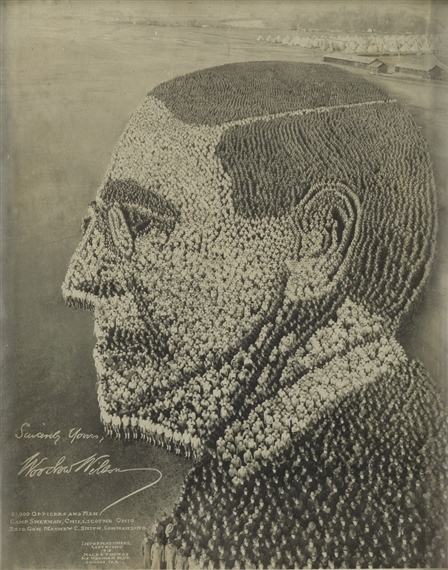 Woodrow Wilson, 21,000 Officers and Men, Camp Sherman, Chillicothe Ohio, Brig. Gen. Mathew C. Smith, Commanding by Arthur Mole, John D. Thomas, 1918