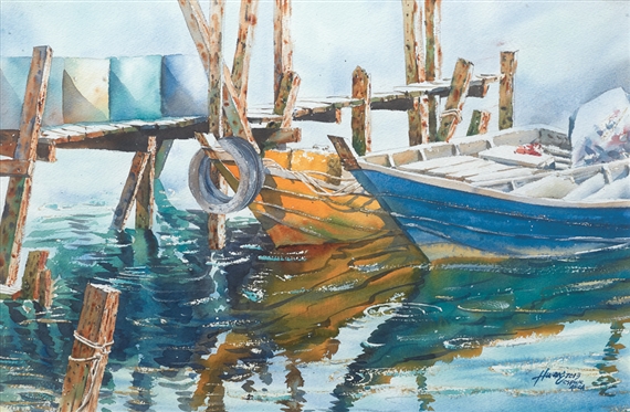 SEKINCHAN IMPRESSION NO. 2 by Lok Kerk Hwang, 2013