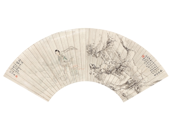 Portrait of a lady by Shen Xinhai, Xu Xingmin