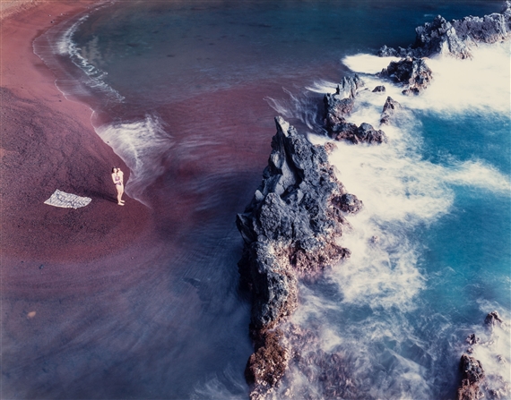 Kaihalulu (Red Sand) Beach, Kauiki, Maui by Laura McPhee, Beahan & McPhee, 1996