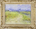 VIEW OF BRNO (FROM KOMÁROV) by František Myslivec, 1952