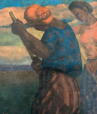 Paysannes aux champs by Alois Bílek