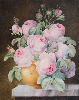 Roses in a Vase - Louise Guillemain