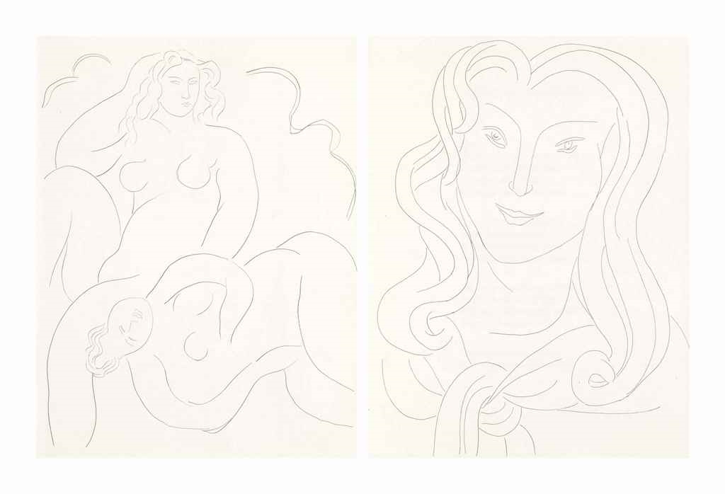 Set of 29 Works: Stéphane Mallarmé, Poésies, Lausanne, Albert Skira by Henri Matisse, 1932
