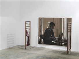 Philipp Timischl and Lynn Hershman Leeson at Vilma Gold, London