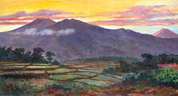 Landscape by S. Djuprijany, 1981
