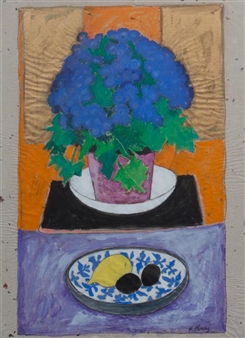 Flowers and Fruit - Helen Olney