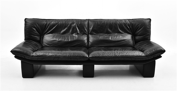 Nicoletti Salotti 2 Works Seat Sofa, Nicoletti Salotti Leather Sofa