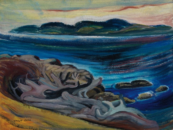 Shoreline by Emily Carr, circa 1936