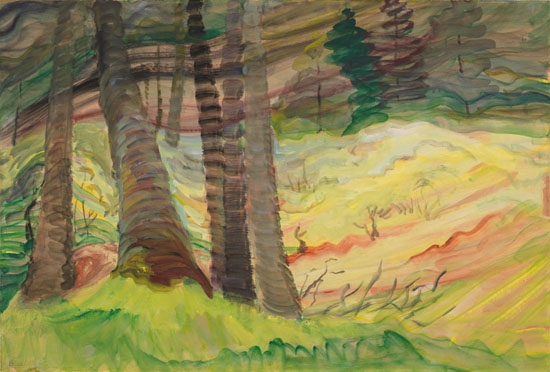 Woodland Interior by Emily Carr, circa 1938