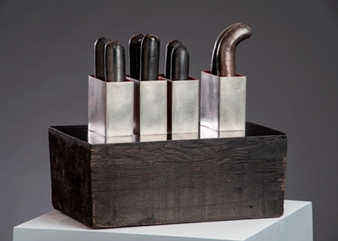 Donald Locke: The Plantation Series-Paintings and Sculptures from the 1970's - Skoto Gallery