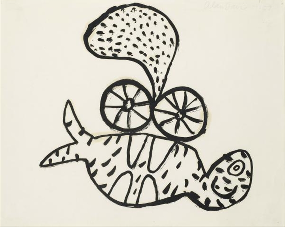 SANS TITRE by Alan Davie, 1968