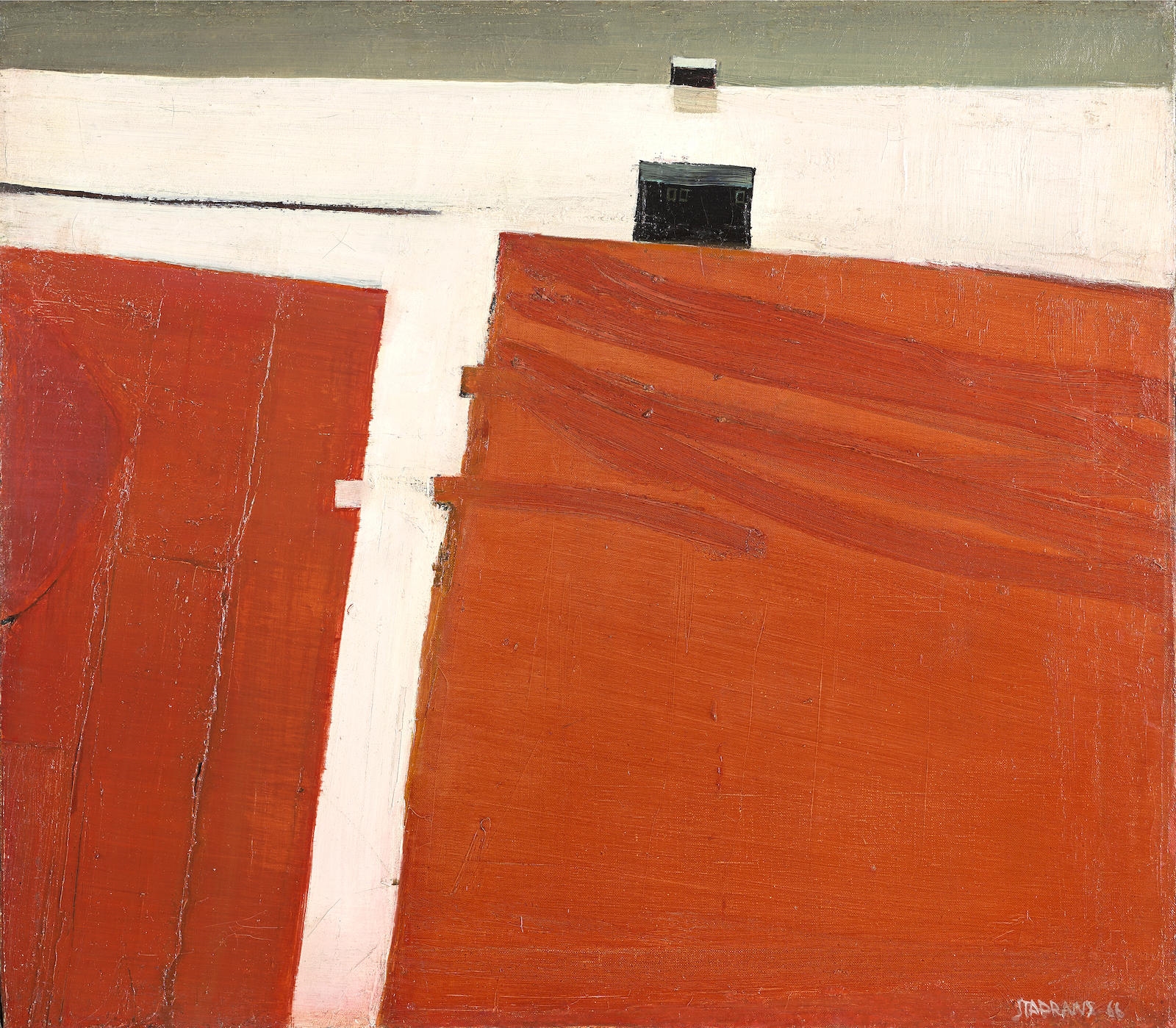 Artwork by Raimonds Staprans, Home in Oregon, Made of Oil on canvas