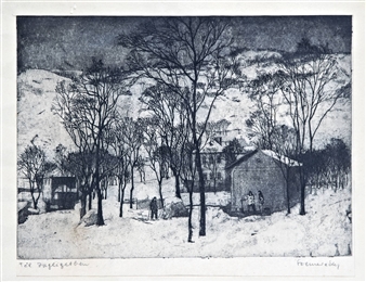 Winter in Zugliget - Nicholas Szemerédy