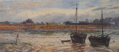 View Across Forton Creek, Gosport, to Felicia Park and Hardway by Martin Snape