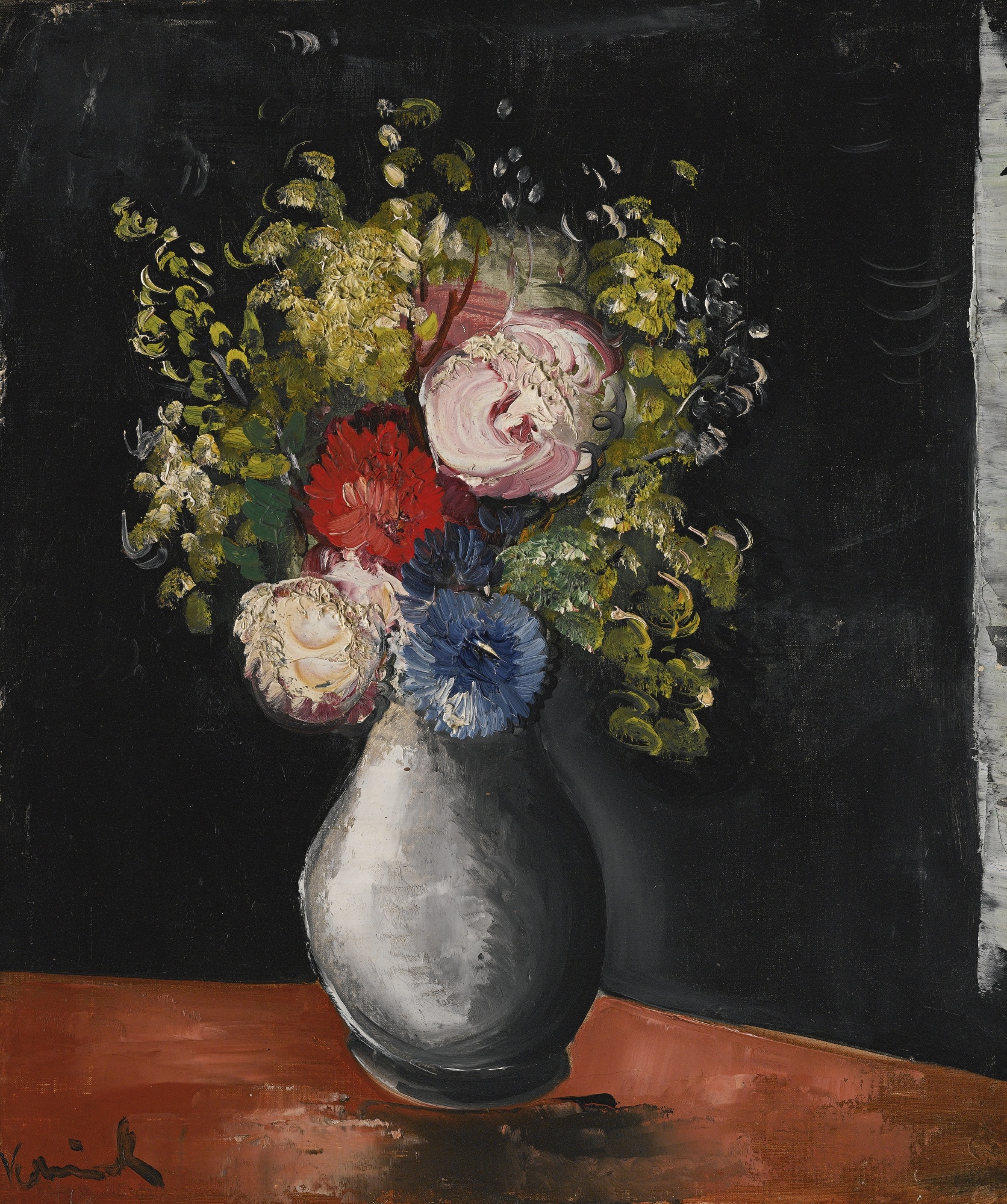 Artwork by Maurice de Vlaminck, VASE DE FLEURS, Made of Oil on canvas