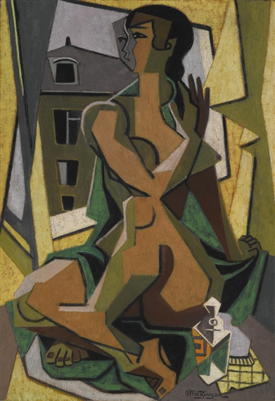 Jean Metzinger | JOUEUSES DE CARTES (Circa 1947) | MutualArt