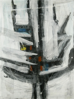 UNTITLED BLACK RED YELLOW - Dennis Stevens