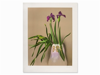 Iris Sibirica in a Vase - Jean-Paul Donadini