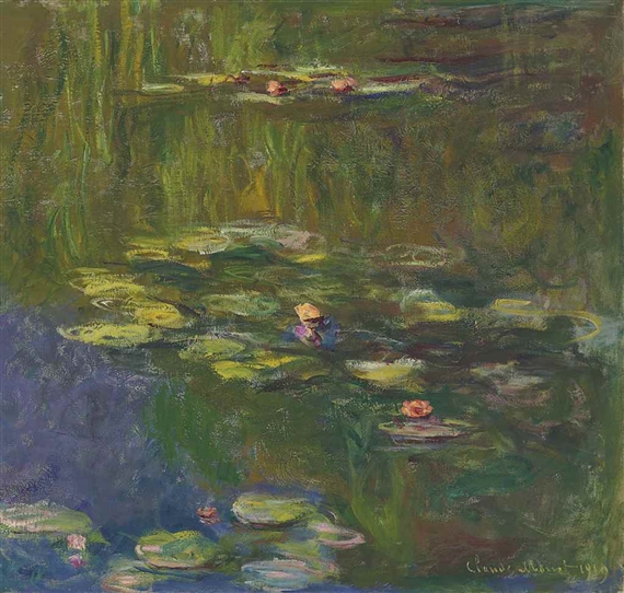Le bassin aux nymphéas by Claude Monet, 1919