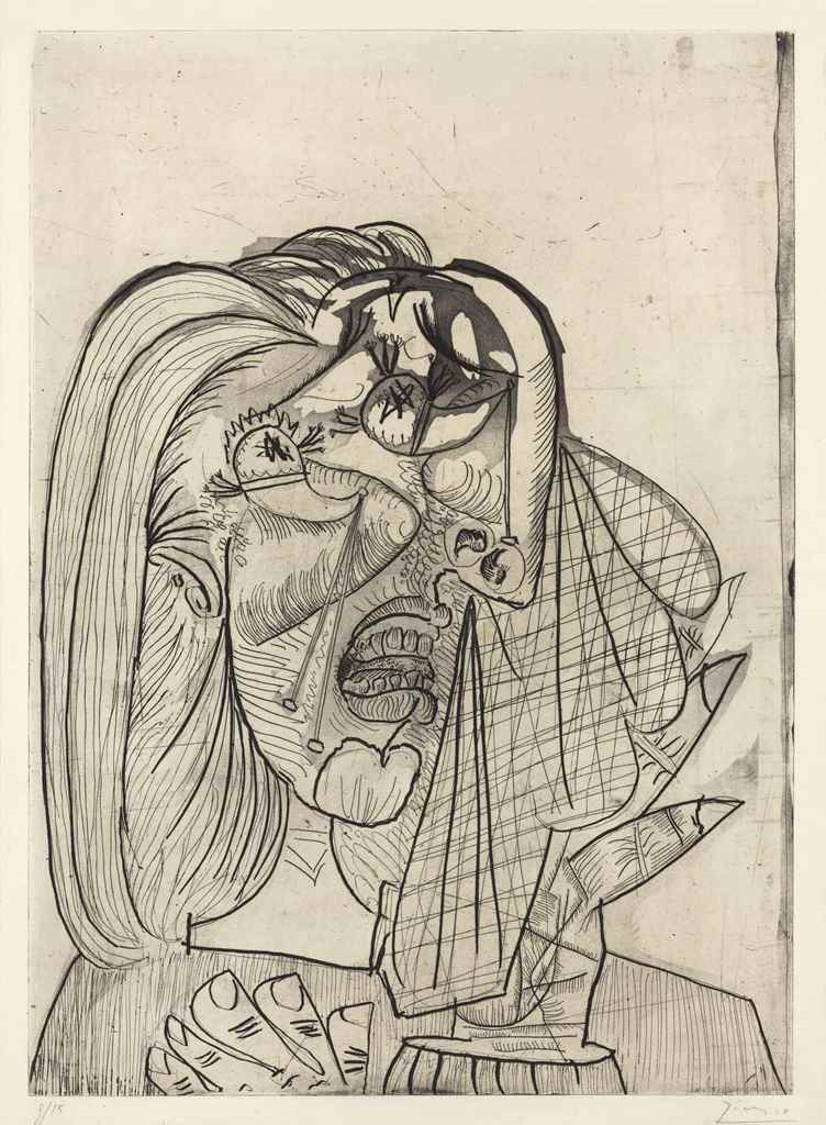 Pablo Picasso La Femme qui pleure (1937) MutualArt