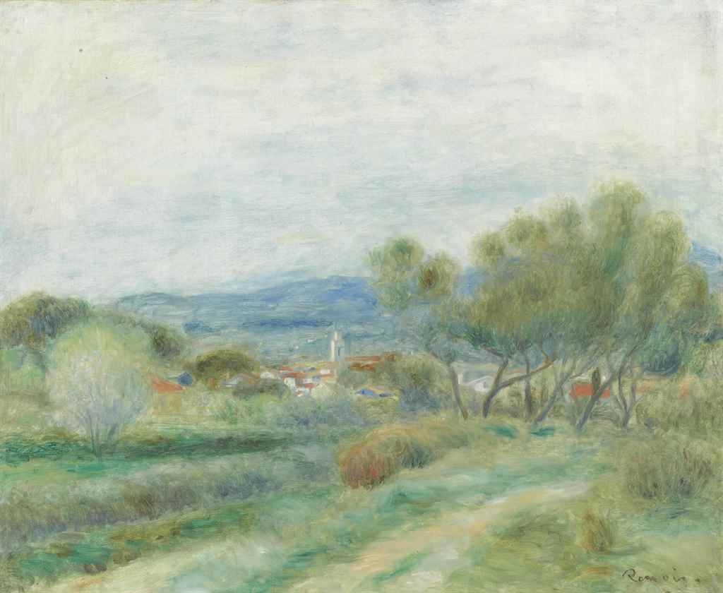 Vue de Seyne by Pierre-Auguste Renoir, circa 1890