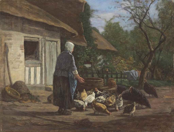 Eugène Louis Boudin | Vaches au Paturage (1858 - 1862) | MutualArt