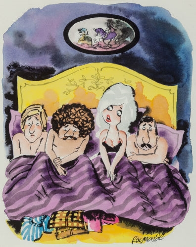 Oh no Not a multiple premature! Playboy cartoon by Roy Stuart Raymonde, October 1975