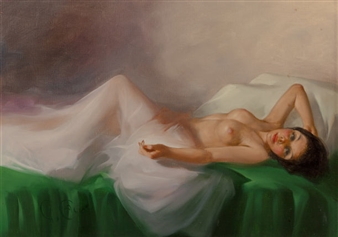 Reclining Nude - Antonio C. Calio