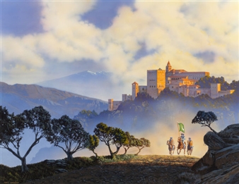 Alhambra, paperback cover - Fred Gambino