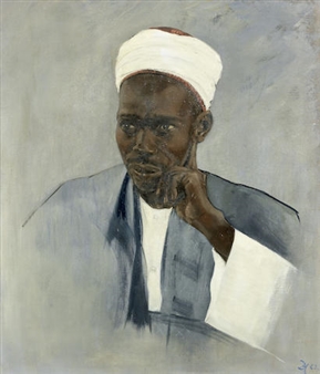 Portrait of Sir Abubakar Tafawa Balewa KBE (1912-1966) - Lady Dorothea Louise Ashley-Cooper, Viscountess Head 