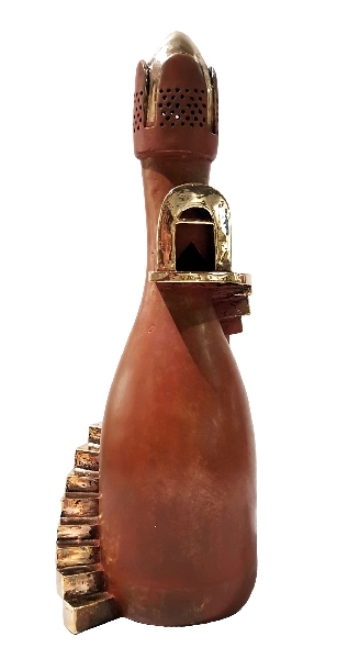 Artwork by Mirbazel Fatemehsadat, Bottiglia di sete, Made of Bronze