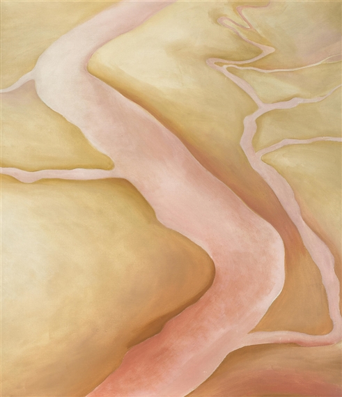 It was Yellow & Pink I by Georgia O'Keeffe, 1959