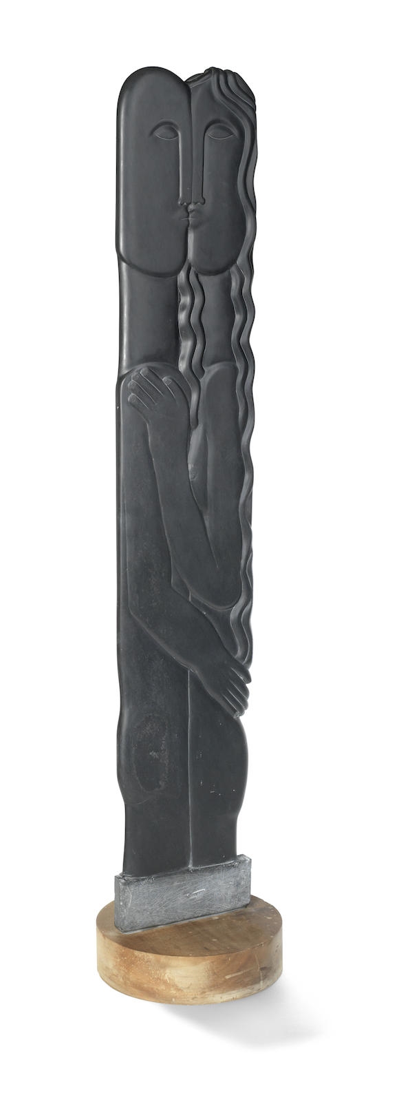 Artwork by Bernard McGuigan, The Lovers, Made of wooden